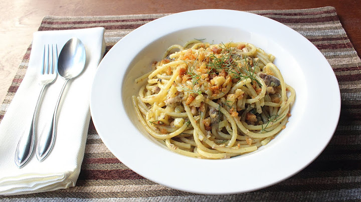 Treasure of Sicily: Garlic Sardine Pasta Recipe